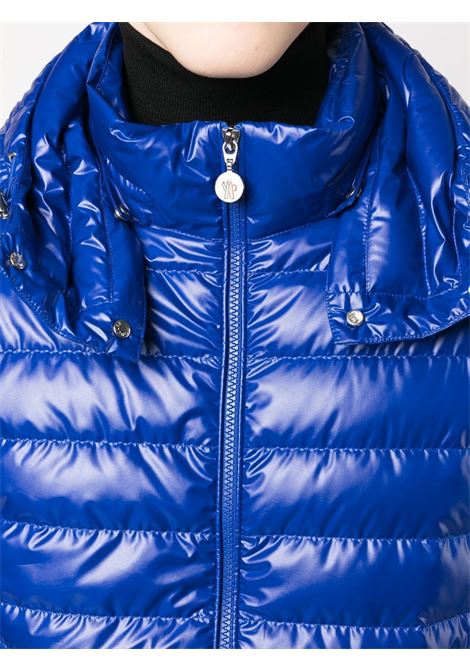 piumino Lauros blu accesso con imbottitura in piuma d'oca MONCLER | LAUROS 1A000-20-595ZJ75N